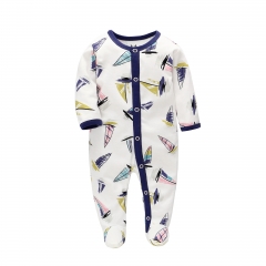 Miracle Baby Barboteuse Pyjama en Coton pour Bébé Nouveau-né Tout-Petits en Quatre Saisons