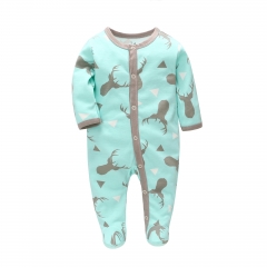 Miracle Baby Barboteuse Pyjama en Coton pour Bébé Nouveau-né Tout-Petits en Quatre Saisons