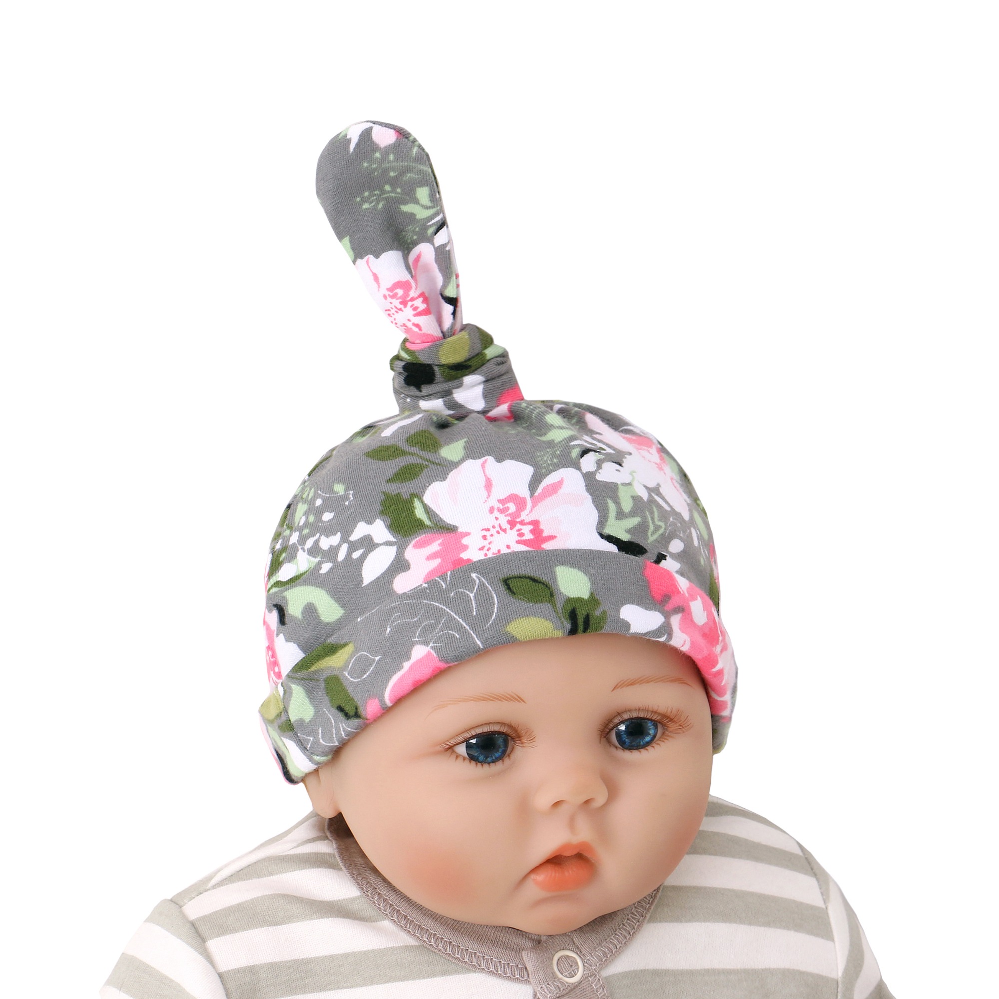 Chapeau Bonnet Pour Bebe Noeud En 100 Coton Bonnet Extensible Doux Pour Nouveau Ne Naissance